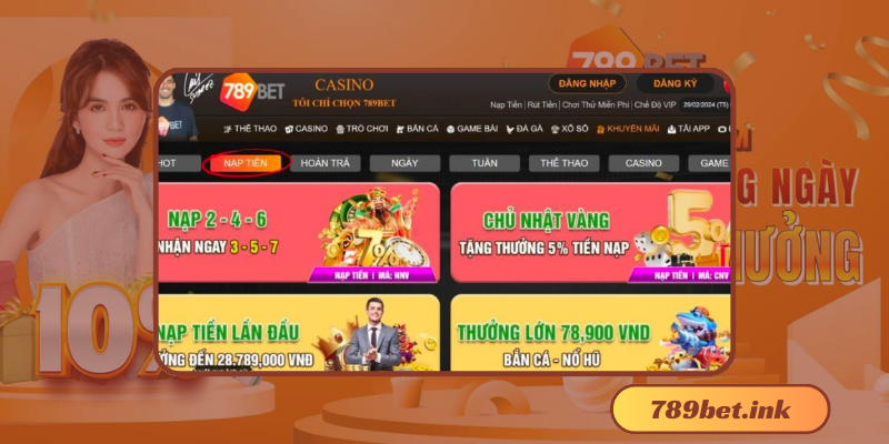 Cách nạp tiền 789Bet toàn tập cho người mới